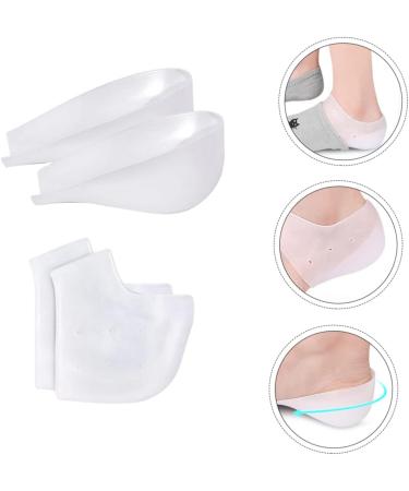 FRCOLOR Heel Cover Set - White Formal Wear Protection Pad for Men | 9.4x6.2x3cm - International Shipping - Buy Online on GoSupps.com