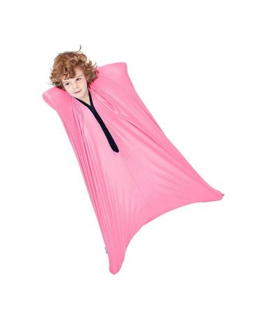 GADULU Relaxing Sensory Toys For Compression Body Sock For Autism Suitable Processing Disorders Wrap To Relieve Stress Suitable For Children And Adult (Color : Pink Size : XL/X-Large-74 * 165cm) XL/X-Large-74*165cm Pink