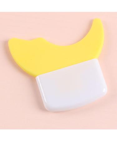  Shanrya Anti-smudge Mascara Shield for Eyelashes Double Arch Anti-smudge Eyelash Applicator Deflector Suitable for All Face Shapes (Yellow) - Buy Online on GoSupps.com