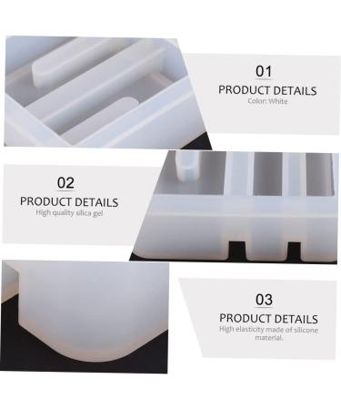 STOBOK 3pcs Pen Holder Mold Phone Stand Resin Mold Pencil Holder Resin Mold White Manual Blush - Buy Online on GoSupps.com