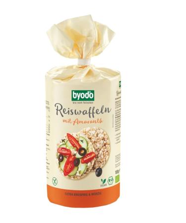 Byodo Organic Rice Cakes with Amaranth 100 g