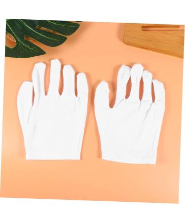 Beavorty 2 Pairs moisturizing Hand Gloves Cleaning Gloves spa Gloves Hand moisturizer Gloves Party Etiquette Gloves Hydrating Gloves Gel Gloves Beauty Gloves White handguard Work Non-Slip - Buy Online on GoSupps.com
