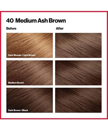 Colorsilk - Revlon Haircolor Medium Ash Brown 40-10oz(Pk of 6) Ammonia Free - Buy Online on GoSupps.com