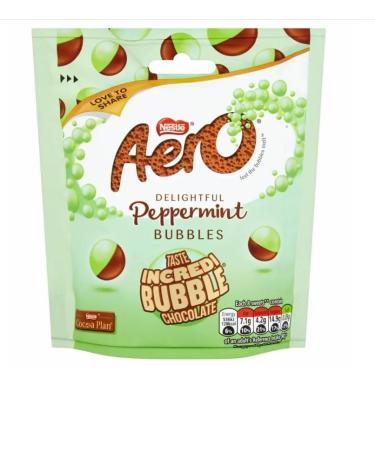 Ellies Jellies Aero Peppermint Chocolate Milk 92g Bag x3