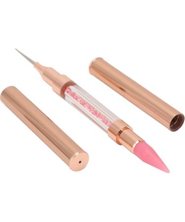 Manicure Dotting Pen - Dual-Ended Acrylic Stainless Steel Tool for Rhinestones - Comfortable Pink Design - Buy Online on GoSupps.com