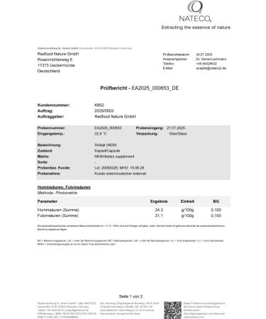  Redfood Shilajit Original Himalaya (10:1 extract) 3-month supply 180 capsules 100% vegan and additive-free - Buy Online on GoSupps.com