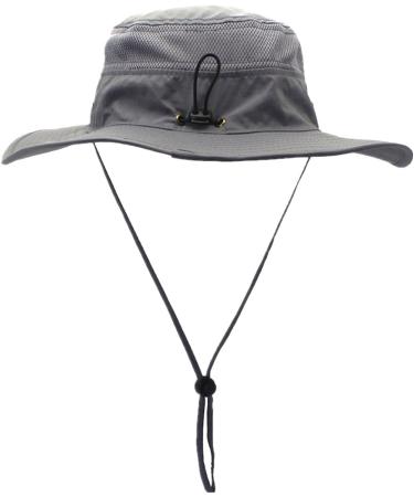 Home Prefer Men's Sun Hat UPF 50+ Wide Brim Bucket Hat - Dark Gray - Buy Online on GoSupps.com