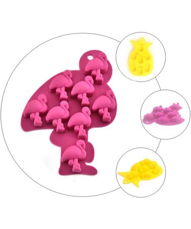 BIUDECO 4pcs Silicone Ice Mold Silicone Molds Cookie Baking Ice- Making Molds Cake Molds Ice Tray Pudding - Buy Online on GoSupps.com