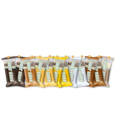 Sven Jack Energy Cake - 24 SCOFAN MIX BOX | Original Fitness Bar Variety - Oatmeal Sadfacher | 3kg Chocolate Fixbox (24x125g) - International Shipping Available - Buy Online on GoSupps.com