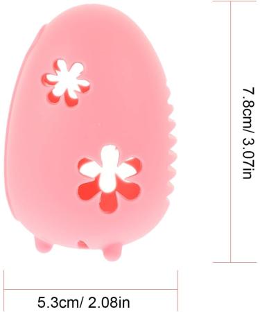 Cabilock Sponge Reusable Cosmetic Egg Holder Storage Containers Makeup Puff Holder Powder Puff Holder Makeup Egg Holder Cosmetic Puff Holder Travel Accessories Outdoor Silica Gel Pink - Buy Online on GoSupps.com