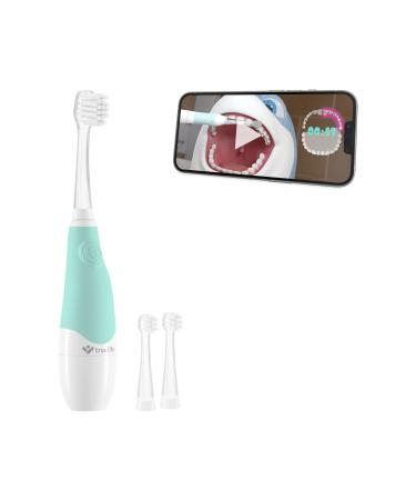 Truelife Sonicbrush Baby G Schalltzahnbrush for 3-6 years teaching video 3 brush heads timers soft bristles 30 animal stickers LED lighting battery operations compact design