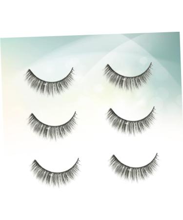 minkissy 3 Pair Fake Lashes False Eyelash Fake Eyelash Make up 3d Eyelashes - Buy Online on GoSupps.com