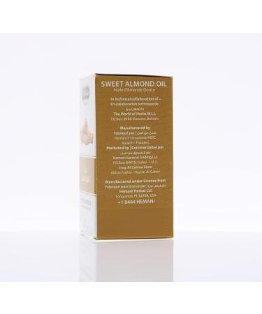 Sweet Almond Oil - 100% Natural Herbal Cold Pressed Essential Oil - Buy Online on GoSupps.com