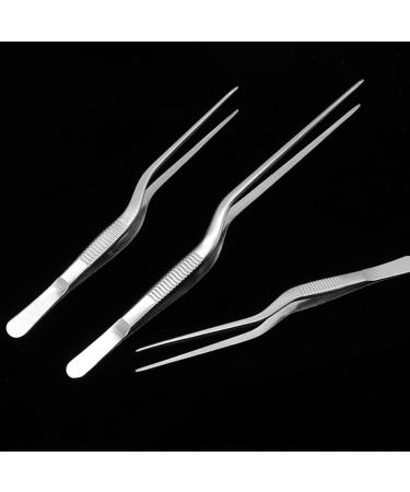 Asukohu Professional Stainless Steel Medical Tweezers Ear-Pick Tool Bending Tweezers for Ear Cleaning and Care Bend Tweezers - Buy Online on GoSupps.com