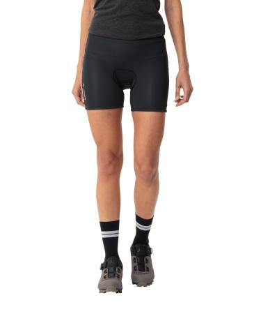 Vaude bicycle pants women T-pad inner trousers-padded bike inner pants for women with a T-pad for a comfortable driving experience quick-drying & breathable 36 slim black