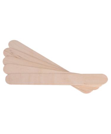 ANGGREK 100Pcs Waxing Stick Spatula Disposable Wooden Hair Removal & Craft Sticks for Body Waxing | International Shipping - Buy Online on GoSupps.com