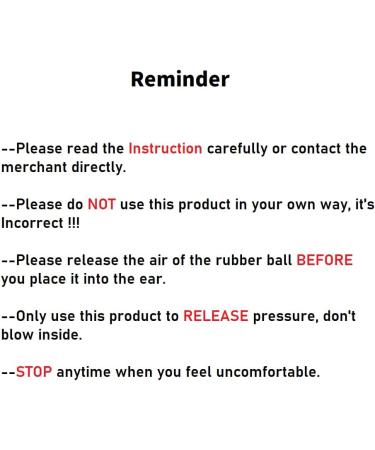 Ear Pressure Relief Device Tool Migraine and Headache Relief Products Airplane Ear Pressure Relief Gadget Inner Ear Pressure Balance Reduces Tension - Buy Online on GoSupps.com