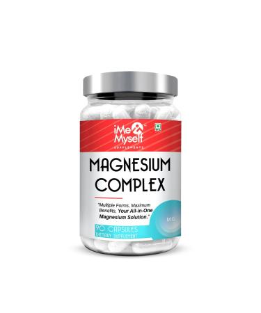 iMeMyself Magnesium Complex 90 Capsules | All-in-One Magnesium Solution for Multiform Benefits