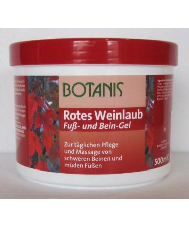 Botanis Red Vine Leaf Foot and Leg Gel 2 x 500ml