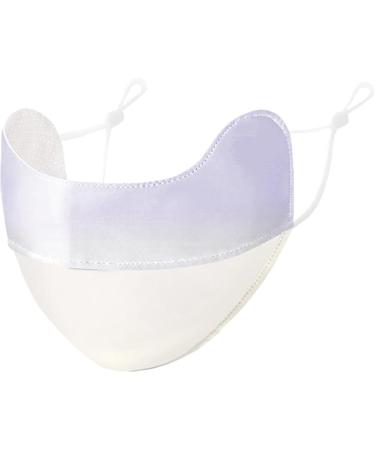 Face Masque for Sun Protection | Breathable UV Protection Ice Silk Sun Masque 3D Sunscreen Masque for Fishing Hiking Cycling Reusable Face for Women Eye Protection Gradient milk purple - Buy Online on GoSupps.com
