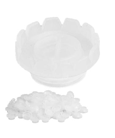 100 pieces Quick Blossom Cup for eyelash extension grafting eyelash fanning cup disposable glue cups volume lash fan cup