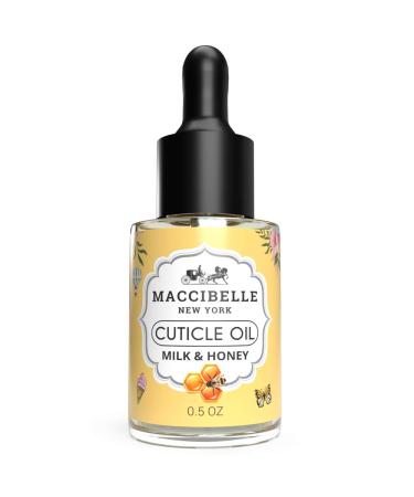 Maccibelle Cuticle Oil 2-Pack - Milk & Honey, 0.5 oz Bottles | Heal Dry, Cracked Cuticles - Buy Online on GoSupps.com