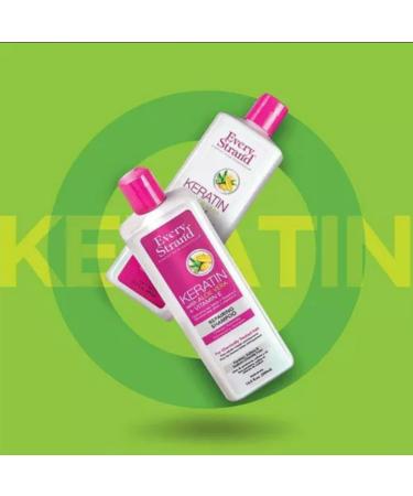 Every Strand Keratin Repairing Shampoo - 13.5 Fl Oz | Nourish & Strengthen Hair | International Shipping Available - Buy Online on GoSupps.com
