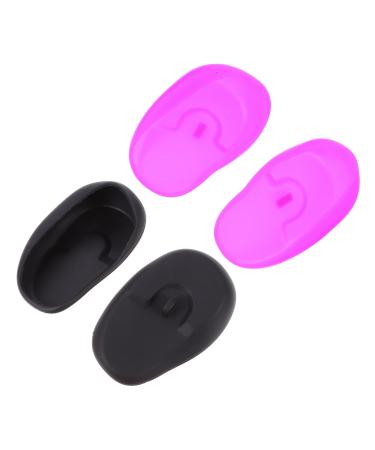 6 pi ces Silicone Hair Dye Ear Protectors Lightweight Ear Covers For Hair Styling Bathing And Beauty Use Couleur Al atoire Couleur Al atoire