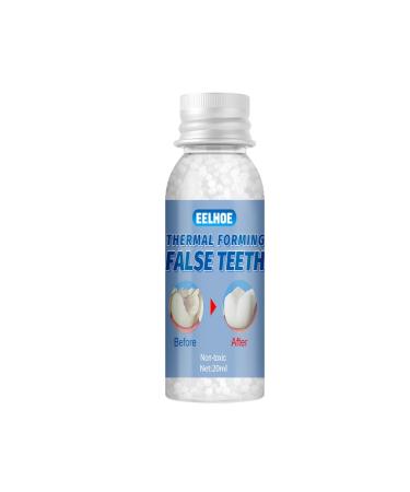Xiaoxin thermal forming false tea toth kit dental repair granulate for missing and broken teeth Temporary tooth filling repair set 20ml