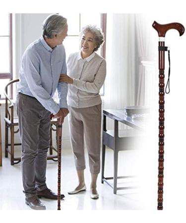 Elderly Crutch Non-Slip Light Stick Stick Stick Stick Beech - Buy Online on GoSupps.com