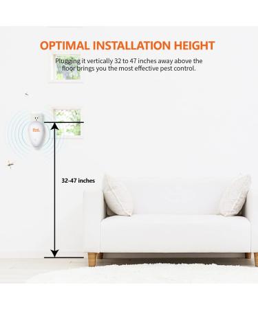 6 Pack Ultrasonic Pest Repeller: Plug-In Repellent for Mice, Mosquito, Insect, Spider, Ant, Cockroach - Indoor Pest Defence - Buy Online on GoSupps.com