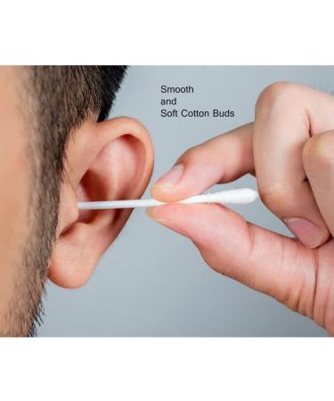 400 Count Biodegradable Wooden Cotton Swabs | Organic Double Tipped Ear Buds for Ear Wax Removal Crafts & Cleaning - Buy Online on GoSupps.com