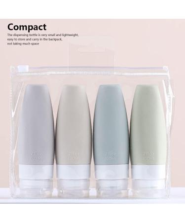 kawehiop Travel Dispenser Bottle Shower Gel Toothpaste Squeeze Tube Reusable Leakproof Dispensing Container Personal Care Gifts Blue 90ML - Buy Online on GoSupps.com