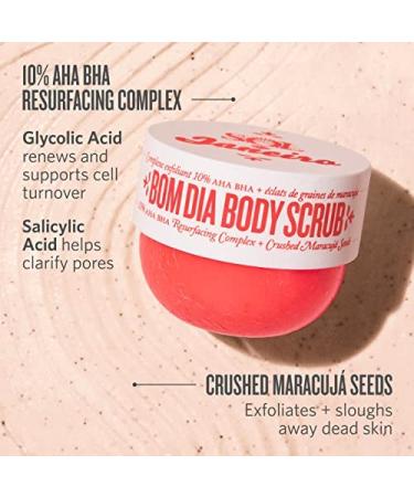 Sol de Janeiro Bom Dia Bright Body Scrub 220g - Exfoliate and Glow - Buy Online on GoSupps.com
