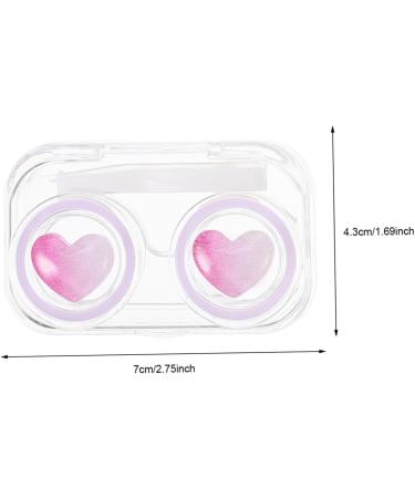 SEWOART 4 Series Contact Lens Container - Portable Plastic Holder & Makeup Case for Contact Lenses - Buy Online on GoSupps.com