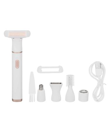 Intimate razor for women razors 5 in 1 electro bikini trimmer for women intimate razor for women electrical pain -free face arms arms rechargeable about USB