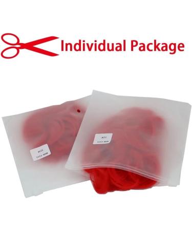 iLUU Women's Red Color Scrunchy Updo Wavy Hair Bun Messy Elastic Chignons Synthetic Hairpiece Wig Curly Hair Extension Scrunchies for Women Girl Lady (#113 Bright Red 2pcs/pack) #113-red - Buy Online on GoSupps.com