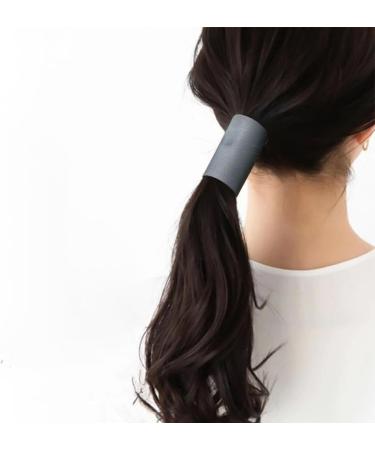 Ipetboom Girl Leather Hair ties Ponytail Holder Motorcycle Riding Ponytail Headdress Accessories for Women Girl black. - Buy Online on GoSupps.com