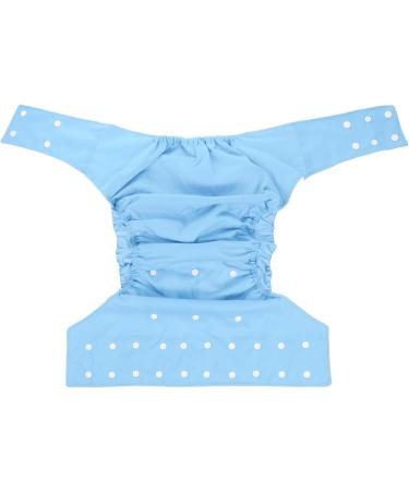 Buy Healeeved Adult Swimming Diapers - Reusable Cloth Diaper Pants for Seniors | Adjustable Zack Design in Sky Blue - Buy Online on GoSupps.com