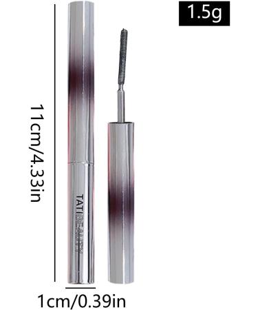 Eyelash Mascara Widen Open Eyes Mascara with Brush Amplified Tube Mascara for Women Bristleless Mascara for Natural-Looking Lashes Black - Buy Online on GoSupps.com