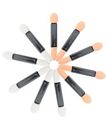 CENPEK 100 black latex sponge double-sided eyeshadow brush eyeshadow pencils make-up cosmetic brush foundation lip oil applicator for make-up