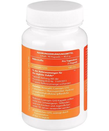 Buy Coenzyme Q10 100 mg Vegan Capsules - 90 pcs | Boost Energy & Antioxidant Support - Worldwide Shipping - Buy Online on GoSupps.com