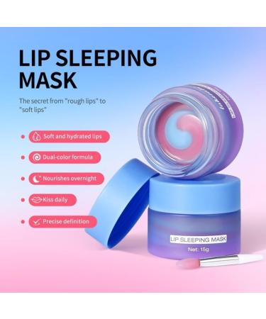  SONGVISON Lip sleeping mask - Night balm for dry and chapped lips - Day and night moisturizer - Intense hydration to reduce lip wrinkles and repair chapped lips - Buy Online on GoSupps.com
