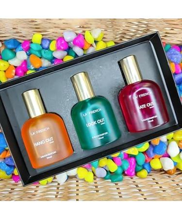 La French Best Fragrance for Unisex Aquatic and Citrus | Perfume Gift Set of 3 (Hang Out + Date Out + Look Out) Upto 24 hrs lasting (Eau De Parfum) | - Buy Online on GoSupps.com