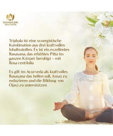 Maharishi Ayurveda Triphala Plus 985mg - 250 Tablets | Natural Dietary Supplements with Ayurvedic Plant Parts | International Shipping Available - Buy Online on GoSupps.com