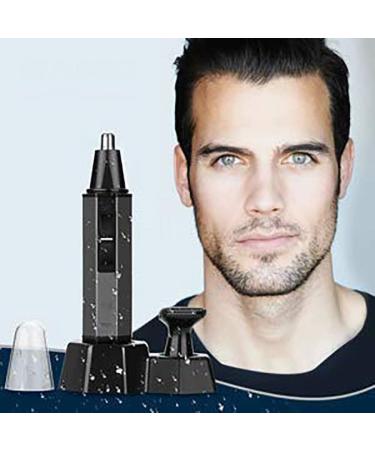 Professional Ear and Nose Hair Trimmer - Painless Waterproof Battery-Operated Clipper with Dual Edge Blades - Easy Unisex Grooming Tool - Buy Online on GoSupps.com