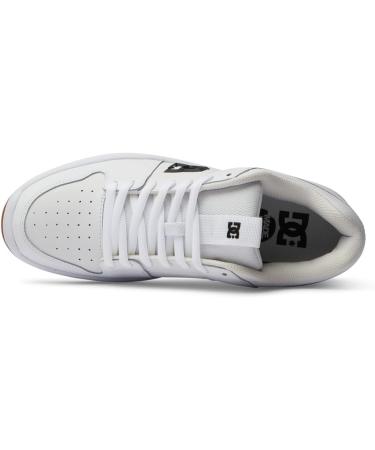 DC Shoes Men's Lynx Zero Leather Sneakers - White Gum - EU Size 44 | International Shipping Available - Buy Online on GoSupps.com