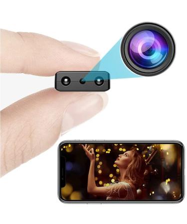Small Wireless WiFi Camera Hidden Spy Security Cameras,Mini Nanny Cam Smart Home Cams Pet Dog Camera Indoor Outdoor Baby Camera 1080P Remote Portable Camera Phone APP Room Camera