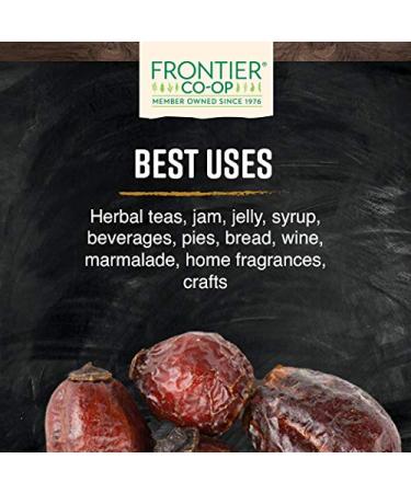 Buy Frontier Natural Products Organic Whole Rosehips 16 oz (453g) - Premium Herbal Supplement - Buy Online on GoSupps.com