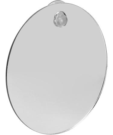 Fogless Round Shower Mirror - Shatterproof & Portable Bathroom Shaving Mirror - Buy Online on GoSupps.com